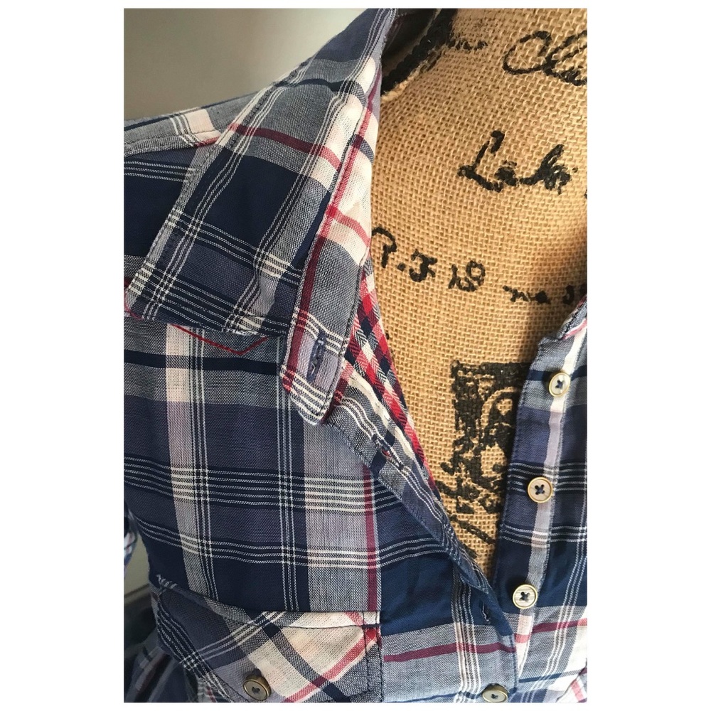 Bit & Bridle Plaid Shirt Dress